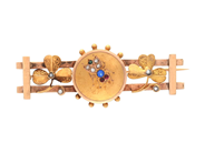Jewellery - BROOCH, 18K gold - View 1