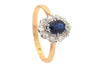 Jewellery, CLUSTER RING, 18K gold, in auction: General – Tuesday 14 October