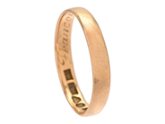 Jewellery, PLAIN RING, 18K gold, in auction: General – Tuesday 30 September
