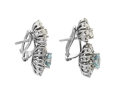 Jewellery - EARRINGS, 14K white gold - View 2