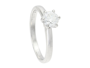 Jewellery, SOLITAIRE RING, platinum, in auction: Modern – Saturday 11 October