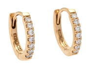 Jewellery, EARRINGS, 18K gold, in auction: Lilla jewellery – Tuesday 7 October