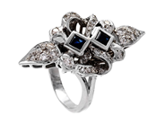 Jewellery - RING, 18K white gold - View 1