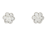 Jewellery - EARRINGS, 18K white gold - View 1