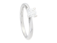 Jewellery - SOLITAIRE RING, platinum - View 1