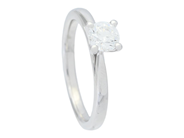 Jewellery - SOLITAIRE RING, platinum - View 1