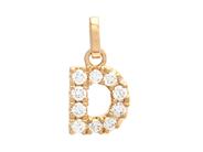 Jewellery - LETTER PENDANT, letter D - View 1