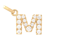 Jewellery - LETTER PENDANT, letter M - View 1