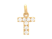 Jewellery - LETTER PENDANT, letter T - View 1