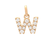 Jewellery - LETTER PENDANT, letter W - View 1