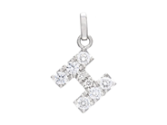 Jewellery - LETTER PENDANT, letter H - View 1