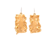 Jewellery - EARRINGS, gold-plated algae - View 1