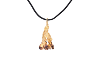 Jewellery - PENDANT, gold-plated algae - View 1