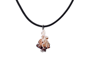 Jewellery - PENDANT, silver-plated algae - View 1
