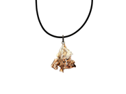 Jewellery - PENDANT, silver-plated algae - View 1