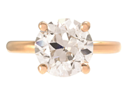 Jewellery - SOLITAIRE RING, 18K gold - View 2