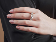 Jewellery - RING, 18K gold/platinum - View 5