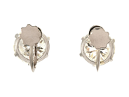 Jewellery - SOLITAIRE EARRINGS, platinum - View 3