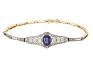 Jewellery, BRACELET, 14K gold/platinum/palladium, in auction: Important jewellery – Saturday 29 November