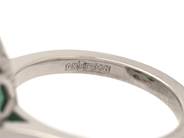 Jewellery - CLUSTER RING, platinum - View 5
