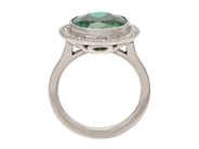 Jewellery - CLUSTER RING, platinum - View 3