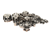 Jewellery - BROOCH, 18K gold/silver - View 3