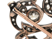 Jewellery - BROOCH, 18K gold/silver - View 4