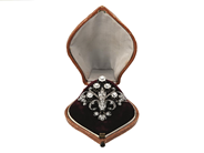 Jewellery - BROOCH, 18K gold/silver - View 5