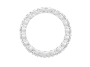 Jewellery - FULL ETERNITY RING, 18K white gold - View 2
