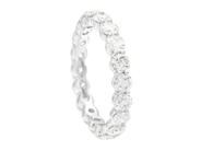 Jewellery - FULL ETERNITY RING, 18K white gold - View 1
