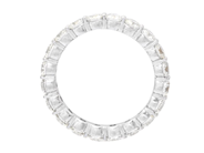 Jewellery - FULL ETERNITY RING, 18K white gold - View 2