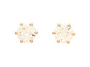Jewellery, SOLITAIRE EARRINGS, 18K gold, in auction: Classic – Saturday 27 September