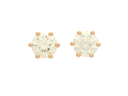 Jewellery - SOLITAIRE EARRINGS, 18K gold - View 1