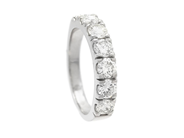 Jewellery - ETERNITY RING, platinum - View 1