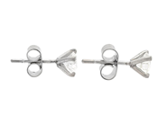 Jewellery - SOLITAIRE EARRINGS, platinum - View 2