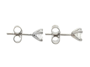 Jewellery - SOLITAIRE EARRINGS, platinum - View 2