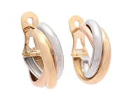 Jewellery - EARRINGS, 18K gold/white gold/rose gold - View 1