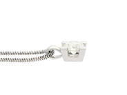 Jewellery - PENDANT WITH CHAIN, 14K white gold - View 2