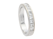 Jewellery, ETERNITY RING, 18K white gold, in auction: General – Tuesday 28 October
