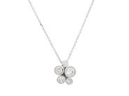 Jewellery - PENDANT/CHAIN, 18K white gold - View 1