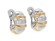 Jewellery - EARRINGS, 18K white gold/gold - View 1