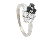 Jewellery, RING, 14K white gold, in auction: General – Tuesday 28 October