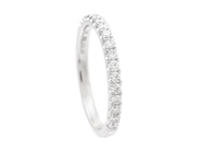Jewellery - ETERNITY RING, 18K white gold - View 1
