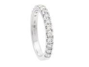 Jewellery - ETERNITY RING, 18K white gold - View 1