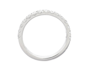 Jewellery - ETERNITY RING, 18K white gold - View 2
