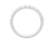 Jewellery - ETERNITY RING, 18K white gold - View 2