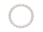 Jewellery - FULL ETERNITY RING, 18K white gold - View 2