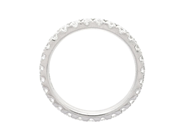 Jewellery - FULL ETERNITY RING, 18K white gold - View 2