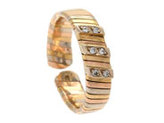 Jewellery - RING, 18K three-coloured gold - View 1