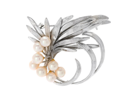 Jewellery, BROOCH, silver, in auction: Lilla jewellery – Tuesday 7 October